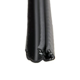 AP Products 018-1894 J-Bulb Seal with Slide-On Clip, Black