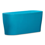 Hug A Plant | Florida Blue Rectangle 40Cm Plastic Window Planter For Home & Garden (40Cm | 15.74 Inch, Pack Of 1, Blue)
