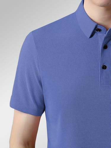 Toplot Men'S Regular Fit Polo T-Shirt (Kia-Polo-5220-Blue-S),Blue,,B0DR8V6XBJ