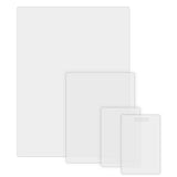 Binditek 5 Mil Thermal Laminating Pouches, 200 Pack, Assorted Sizes, Ultra Clear - Letter 9x11.5, Photo 4.3x6.3, ID 2.5x4.25