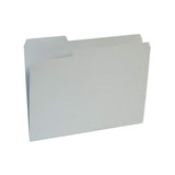 Staples 508895 Colored File Folders w/Reinforced Tabs Letter 3 Tab Gray 100/Box