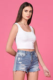 Toplot Women'S Combo Solid Ribbed Scoop Neck Sleeveless Slim Fit Tank Top Pack Of 2 (Combo-5069-Wht-Prl-M),White-Purple,,B0C98NTHSJ
