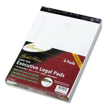 Ampad Gold Fibre 20-lb. Watermarked Writing Pads PAD,LGL 4PD/PK LTR ,WHT (Pack of6)