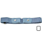 Woodonick Buckle Free Elastic Adjustable Belt For Women & Men Comfortable No Buckle Invisible Stretch Belts For Jeans Pants (Den