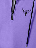 Toplot Men'S Woolen Blend Solid Hoodie With Hooded Neck (Zip-Hoodie-5146-Purple-S),Purple,,B0CJR4XBCX