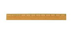 Charles Leonard Office Single Bevel, Metal Edged Varnished Wood Ruler, 12 Inches, 12Pack (77312)