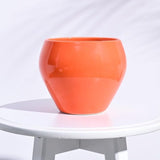 Ugaoo Apple Ceramic Pot Big (Orange)