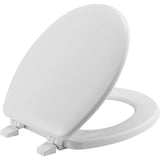 BEMIS BB540 000 Baby/Toddler Toilet Seat fits American Standard and Eljer Baby Bowl Toilets, Durable Enameled Wood, White