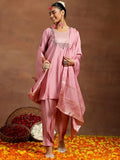 Libas Women'S Silk Blend Kurta Set (Gs972_Pink Pink 2Xl
