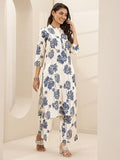 Libas Women'S Cotton Blend Kurta Sets (99594_White_Xxl)