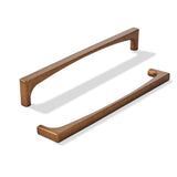 khtumeware 2 Pack Solid Handles 10-Inch(256mm) Antique Brass Cabinet Pulls,Vintage Brass for Kitchen Cabinets, Cupboards, Drawer