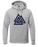 Adro Men'S Cotton Neck Hooded Sweatshirt (H21-M-Tkt-Gr_Grey_S)