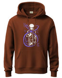 ADRO Anime Hoodies for Men 320 GSM Soft Fabric Long Lasting Anime Printed Hoodie for Winter | Mens Hoodies | Sweatshirt for Men |H24-ANI-BR-M,Downtown Brown