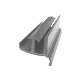 Gordon Glass Gray Sliding Shower Door Bottom Guide 13/8 Wide x 3 Long