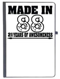 Udnag Ruled Notebook Diary Awesomeness | Made In 89, [A5 80Pages 80Gsm]