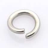 HDSupplies 100 Pieces - 304 Stainless Steel Jump Rings - 9mm - 17 Gauge (1.2mm Thickness)