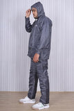 Toplot Rain Coat For Men Waterproof Raincoat With Pants Polyester Reversible Double Layer Rain Coat For Men Bike Rain Suit Rain Jacket Suit Inner Mobile Pocket With Storage Bag (Raincoat-Grey-Xl),Grey,,B0C8JCN93H