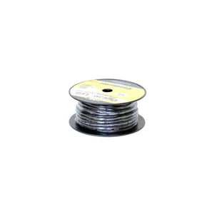 100-Foot 4-Conductor 16 Gauge Stranded Cable W/Single Black Jacket Ideal For Speakers