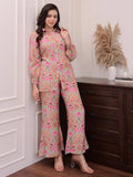 Greciilooks Co Ord Set For Women | Co Ord Set For Women Stylish | Kurta Set For Women | Kurta Set | Ethnic Co Ord Set For Women | Full Sleeve Co-Ord Set (In, Alpha, 3Xl, Regular, Pink)