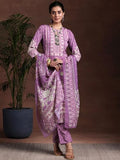 Libas Women'S Poly Crepe Kurta Set (36949 Purple M