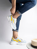 Shoetopia Women'S Block Heel Sneakers Blue,Blue,3,B0BT1Y28L1