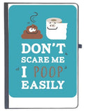 Udnag Ruled Notebook Diary DonT Scare Me I Poop Easily, [A5 80Pages 80Gsm]