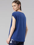 Enamor Women'S Slim T-Shirt (E131_Robin Universe Graphic S)