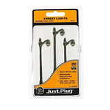 Just Plug Woodland Scenics HO scale Street Lights Arched Cast Iron