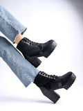 Shoetopia Girls Girls-Bt-London Black Ankle Boot - 6 Uk (Girls-Bt-London-Black),Black,6,B0CQPH4K91