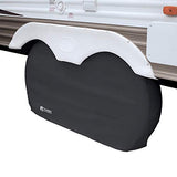 Classic Accessories Over Drive Rv Dual Axle Wheel Cover, Wheels 27,, - 30,,Dia, Black, 1-Piece