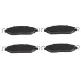 ECCPP D1081-7986 4pcs Front Semi Metallic Disc Brake Pad Set Fit For Ford For Mustang 2005-2010