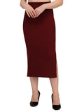 Wedani Womens Lycra Saree Shapewear Petticoat (X-Large Maroon),Maroon,XL