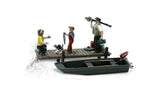 Woodland Scenics N Scale Scenic Accents Figures/People Set Family Fishing