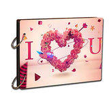 Paper Plane Design Gift for Loved Ones Craft Scrapbook Photo Book Travel Diary Album (E)