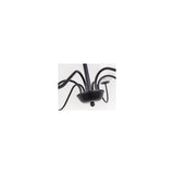 Living District Eclipse 6 Light Black And White Shade Chandelier
