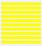 Sehgal Writeable Reactangular Shape Self Adhesive Paper Sticker Labels [ 20Mmx10Mm] For File Classification, Origanizing, School