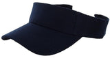 Nora Nico Cotton Sun Visor Stylish Adjustable Uv Protection Cap For Women & Men Solid Navy Blue Sports Visor For Running, Te