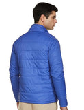 Fyltr Men'S Lightweight Winter Puffer Jacket With Contrast Piping Detail - Stand Collar | Full Zipper | Side Pockets | Ribbed Hem & Cuff,Sapphire Serenity,Sapphire Serenity,S
