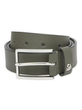 United Colors Of Benetton Scanno Men Leather Casual Belt Olive, M 90Cm
