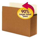 SuperTab Pockets, Redrope, 5 1/4 Exp, Letter, 10/Box