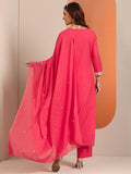 Libas Women'S Cotton Kurta Set (99439_Coral