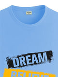 Adro Men'S Solid Regular Fit T-Shirt (Rn24-Dba-Sk_Sky Blue