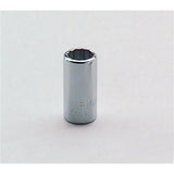 Wright Tool 2110 1/4 Drive 12 Point Standard Socket, 5/16