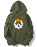 Adro Men'S Cotton Neck Hooded Sweatshirt (H-M-Pc-Ol_Olive_S)