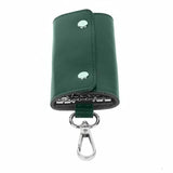Instabuyz Key Wallet With 6 Key Chain Hooks Car Key Holder Key Pouch Leather Wallet (Brown)