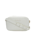 Tommy Hilfiger Solid White Polyurethane Sling Bag