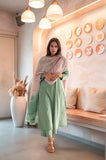 Gosriki Women'S Rayon Viscose Solid Straight Kurta With Pant & Dupatta (Paradise Pista-Vks01-Gs_L_Pista_Large),Green,,B0F6NLR44J