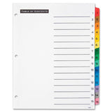 Office Essentials Office Essentials Table N Tabs Dividers, 115, Letter, Set [Set of 2]