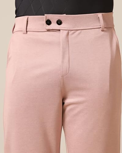Toplot Men'S Regular Casual Pants (Men-Pant-5181-Pink-36),Pink,36,B0CXXP1WY1