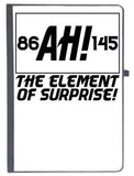 Udnag Ruled Notebook Diary Element Of Surprise | Ah! The Element Of Surprise!, [A5 80Pages 80Gsm]